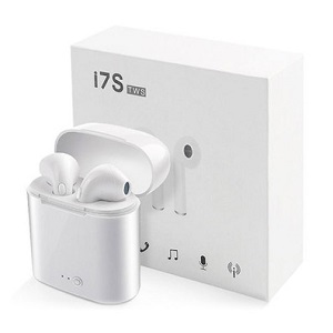 i7S TWS Bluetooth Stereo Headphones White